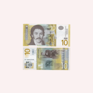 Srbije o Serbia : 10 Dinara UNC